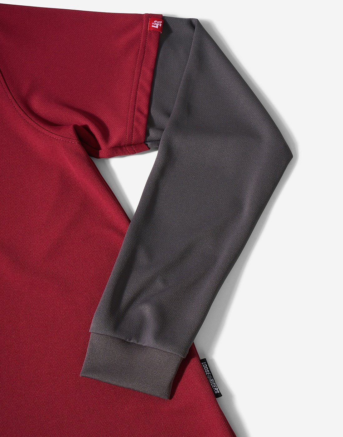 Polera Ess. TW burgundy Loose Riders