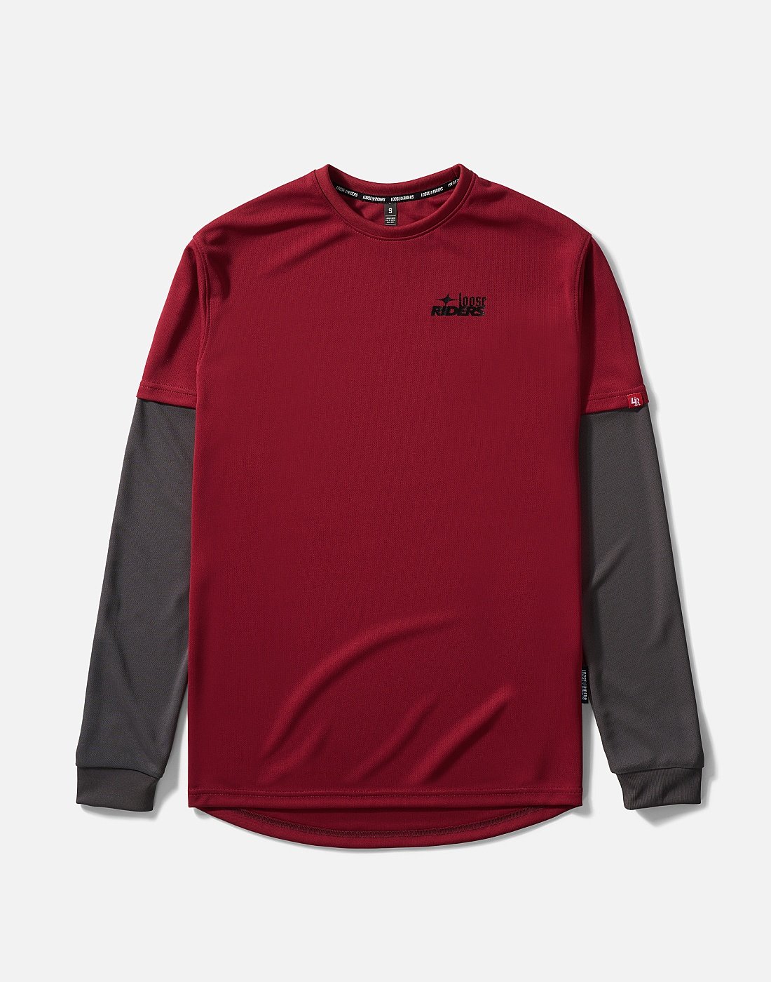 Polera Ess. TW burgundy Loose Riders