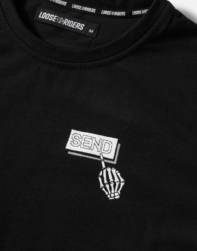 Polera Press Send Loose Riders