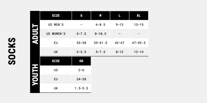 Calcetín Ride Concepts Ride Every Day Synthetic 8Unisex-Black/White