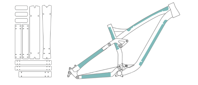 Proline Bike Guard Camo Transparente