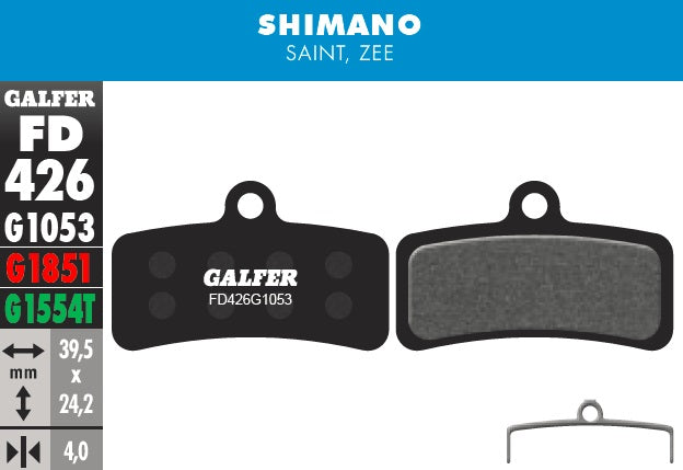Pastilla Galfer Shimano Standar Saint/Zee/XT/M7120/8020/8120/9120