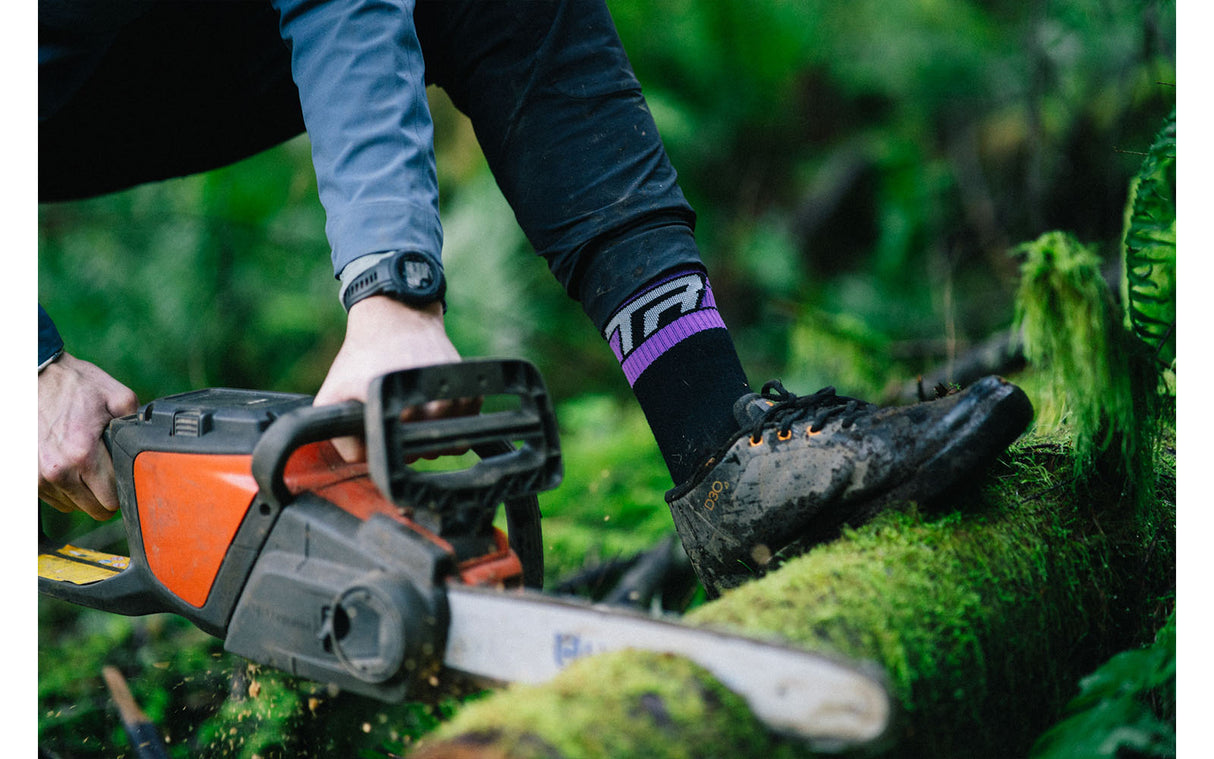 Calcetín Transition Drift Wool Sock (Deep Purple)