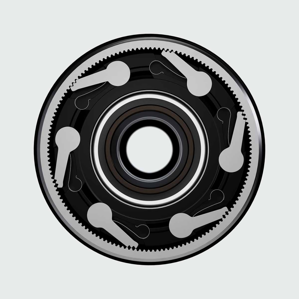 Maza Trasera Industry Nine Hydra2 32H 12X150 Silver