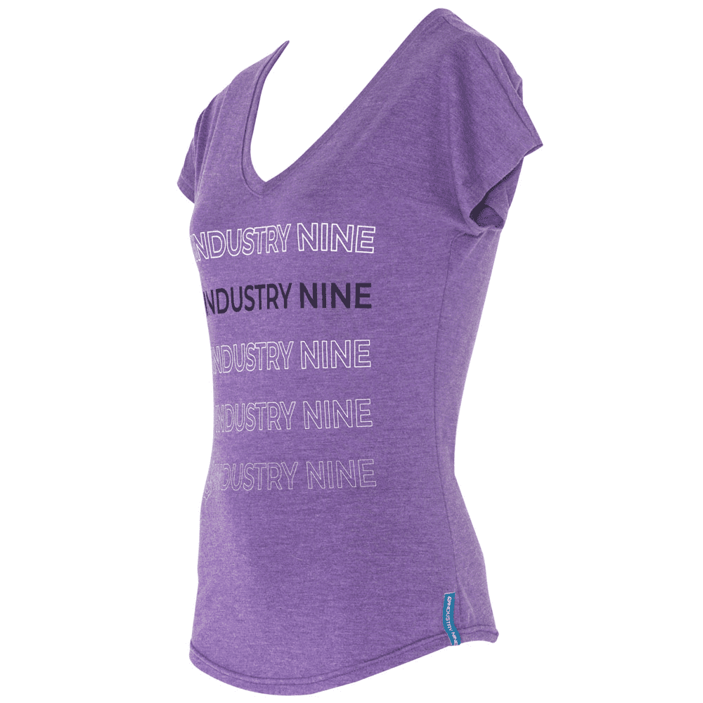 Industry Nine Women Logo Shirt Purple