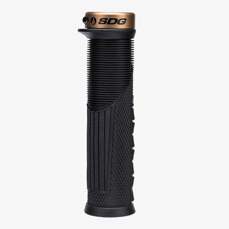 Puño Sdg Thrice OC Lock-On Black w/ Kashima Gold Alloy Lock Ring