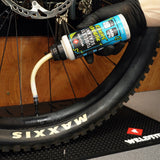 Sellante Tubeless Weldtite en uso