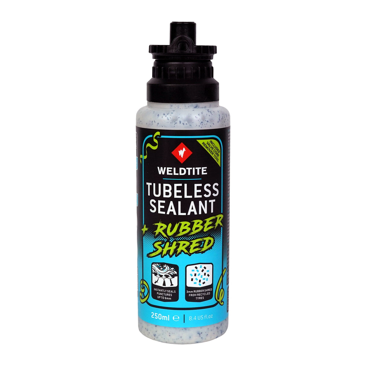 Sellante Tubeless Weldtite 250ml - Vista frontal