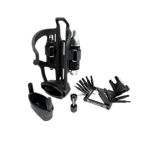 Kit Lezyne Tubeless Cage Flow Storage Loaded Black