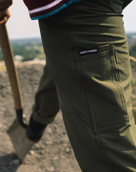 Pantalón C/S Casual Olive Loose Riders