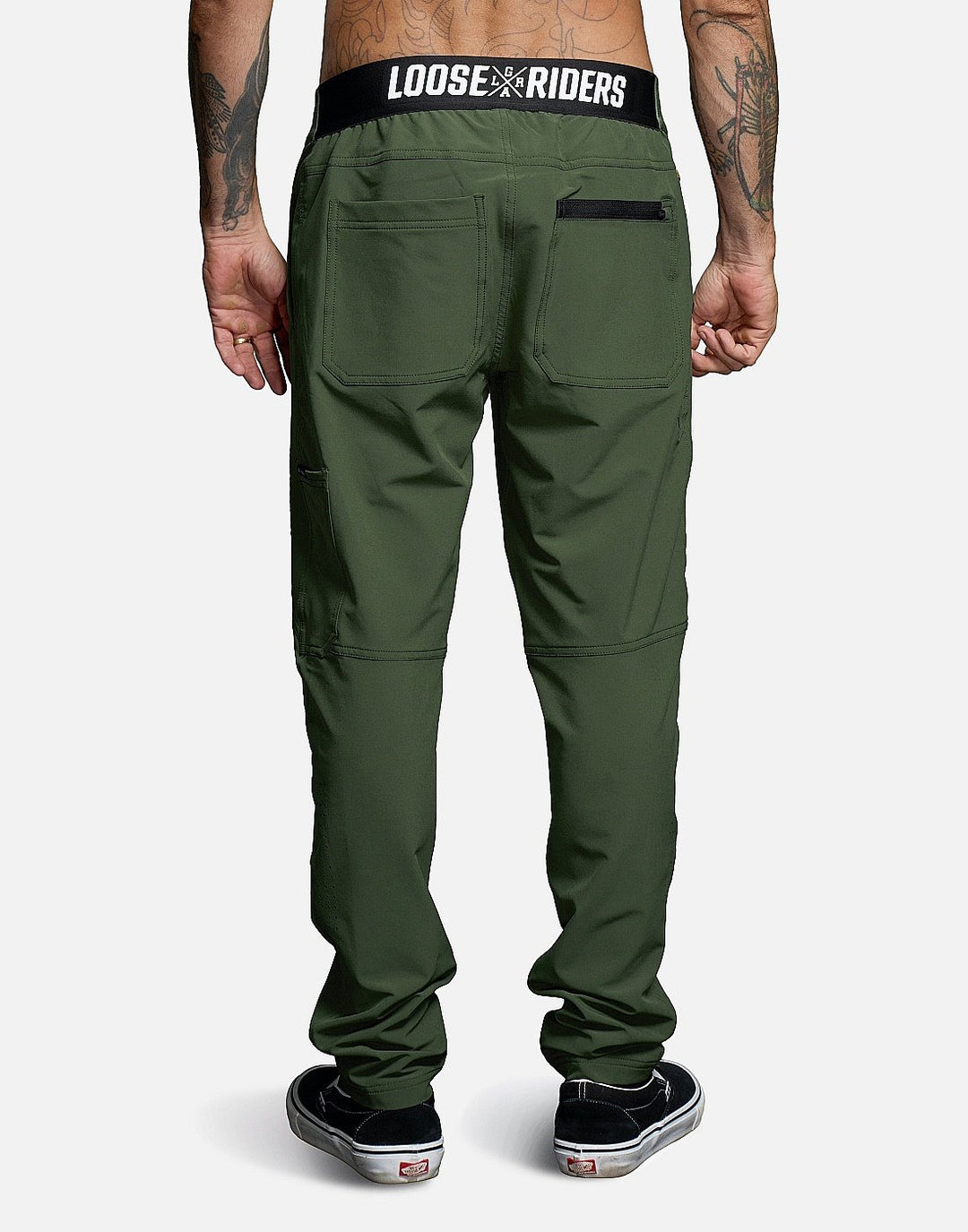 Pantalón C/S Casual Olive Loose Riders