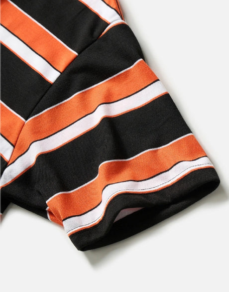 Polera Austin black orange Loose Riders