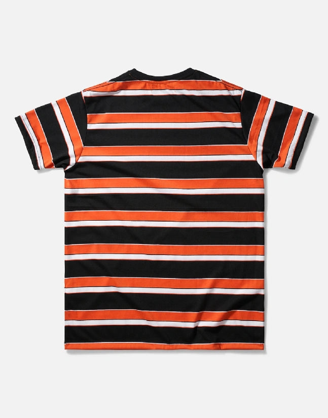 Polera Austin black orange Loose Riders