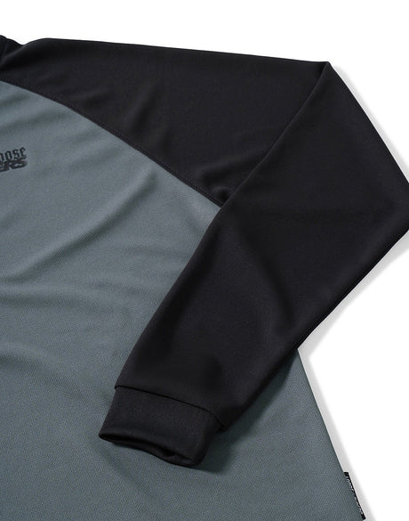 Polera Ess. Grey Black Loose Riders