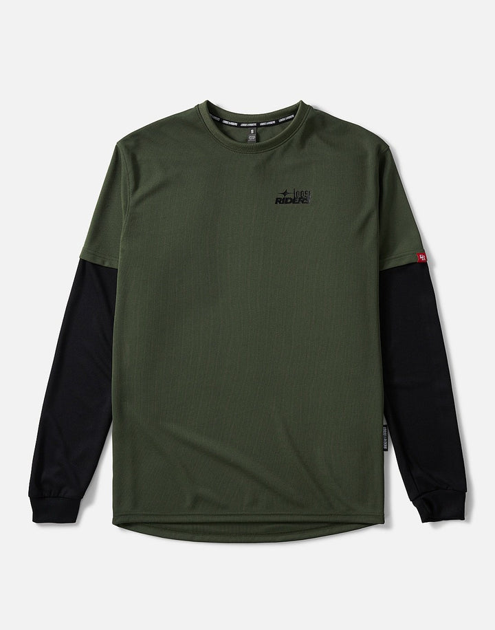 Polera Essential TW Olive Loose Riders