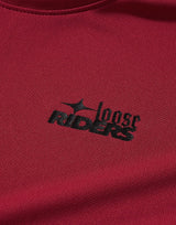 Polera Ess. TW burgundy Loose Riders