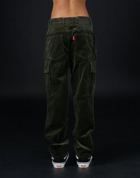 Pantalon Loose Rider District Courdoy Olive