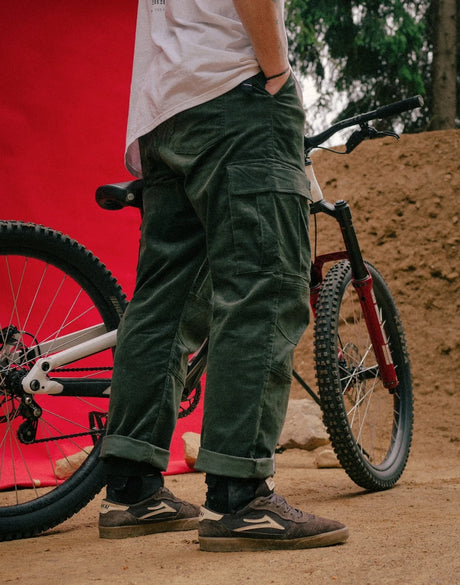Pantalon Loose Rider District Courdoy Olive