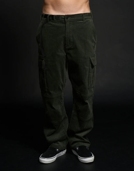 Pantalon Loose Rider District Courdoy Olive
