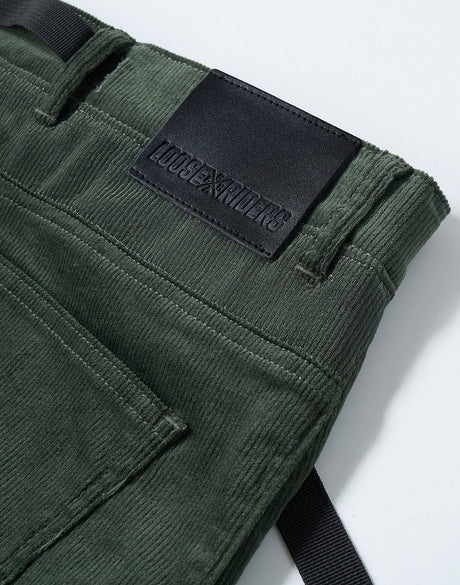 Pantalón District Courdoy Olive Loose Riders