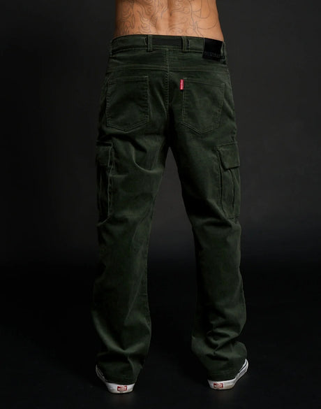 Pantalon Loose Rider District Courdoy Olive