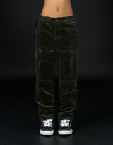 Pantalon Loose Rider District Courdoy Olive