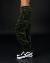 Pantalon Loose Rider District Courdoy Olive