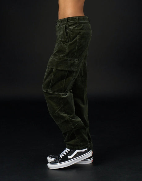 Pantalon Loose Rider District Courdoy Olive
