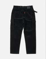 Pantalon District Corduroy Cargo black