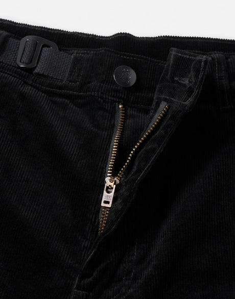 Pantalon District Corduroy Cargo black