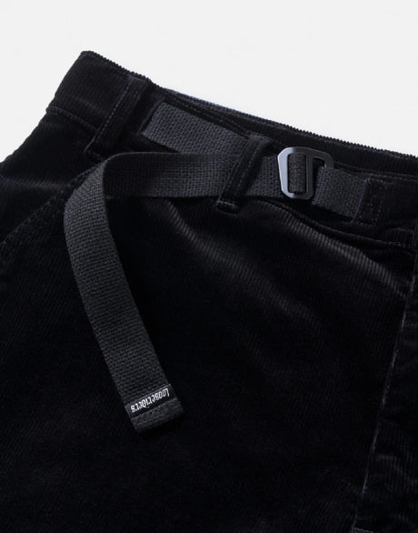 Pantalon District Corduroy Cargo black