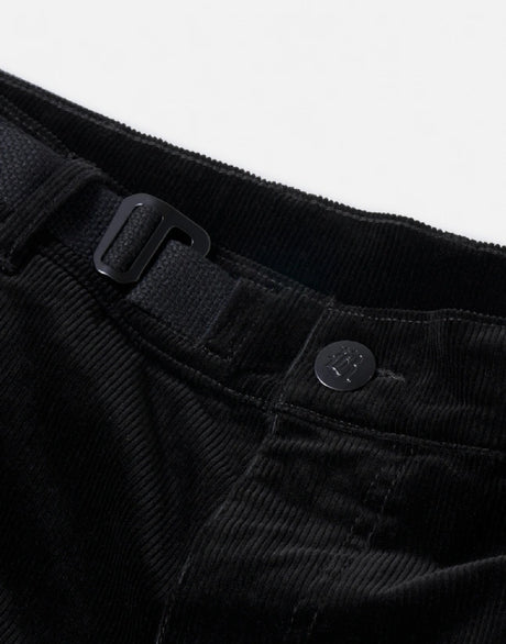 Pantalon District Corduroy Cargo black