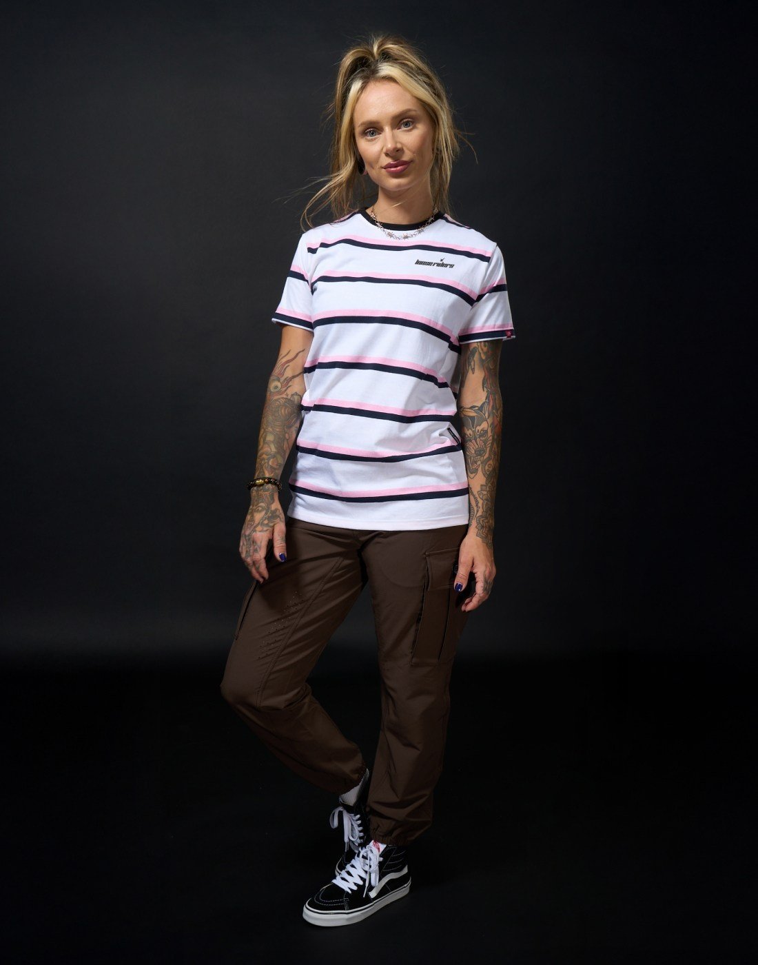 Polera Austin White Loose Riders