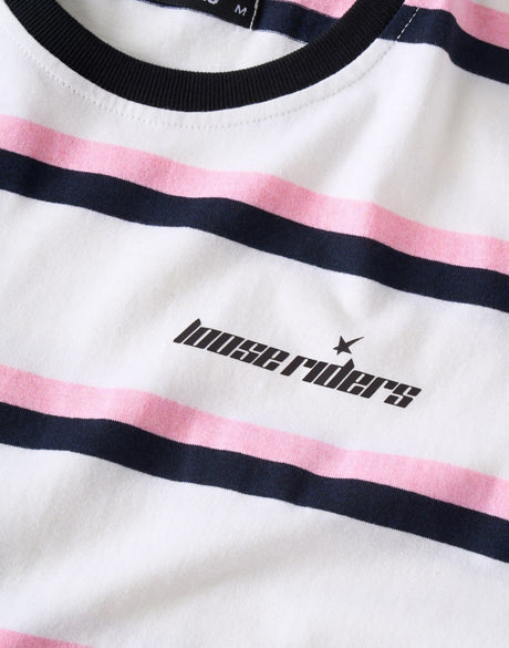 Polera Austin White Loose Riders