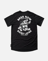 POLERA BEER NOW BIKES LATER