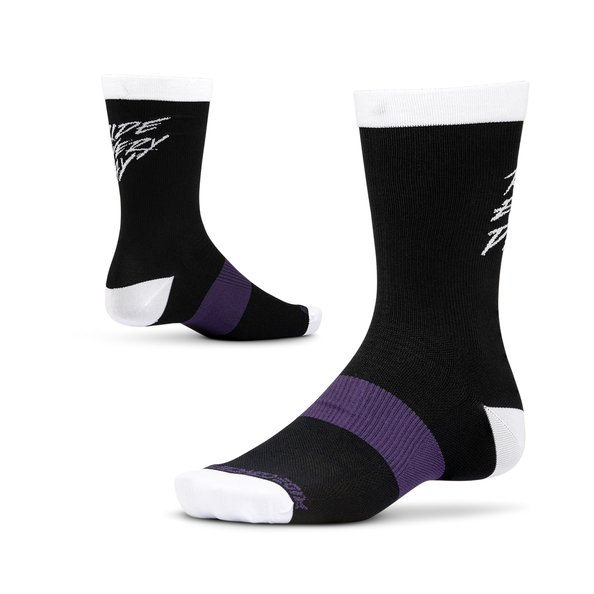 Calcetin Niño Ride Concepts Ride Every Day - Synthetic Black/White