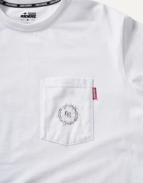 Polera Thorns white Loose Riders