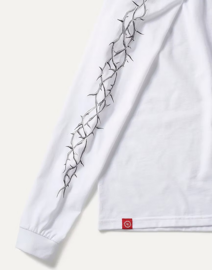 Polera Thorns white Loose Riders