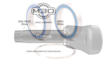 Rodamiento Praxis M30/28 Bb/ Rebuild Kit