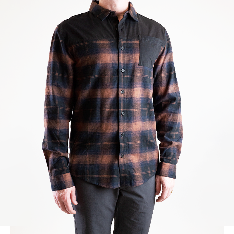 Camisa Handup Flex Top Black/Brown