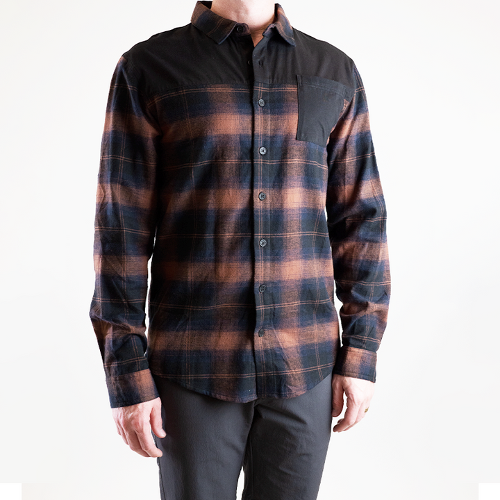 Camisa Handup Flex Top Black/Brown