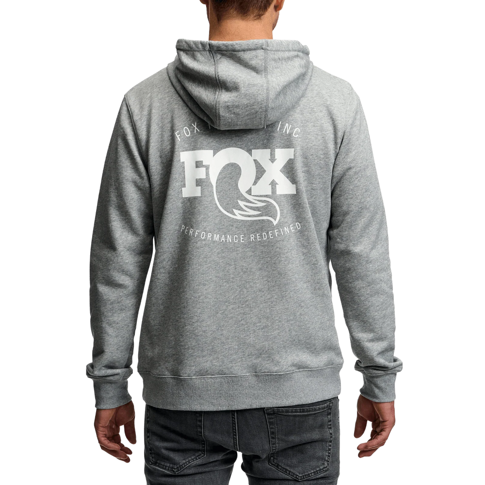 Polerón FOX Suspension Gris Logo Blanco Men