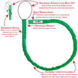 Tow-Whee Correa Kids Green-Strap