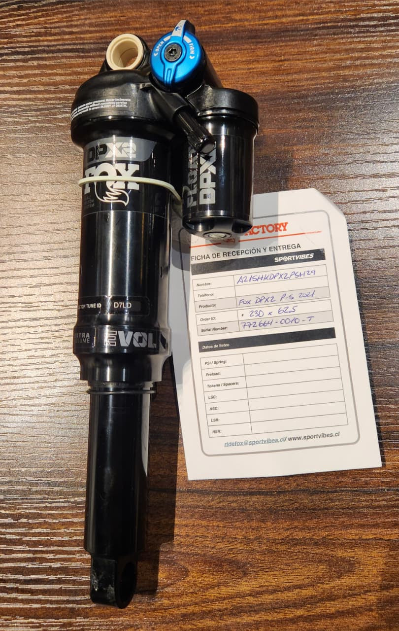 SHOCK 2021 FOX FLOAT DPX2 PERFORMANCE 3-POS 230X62.5