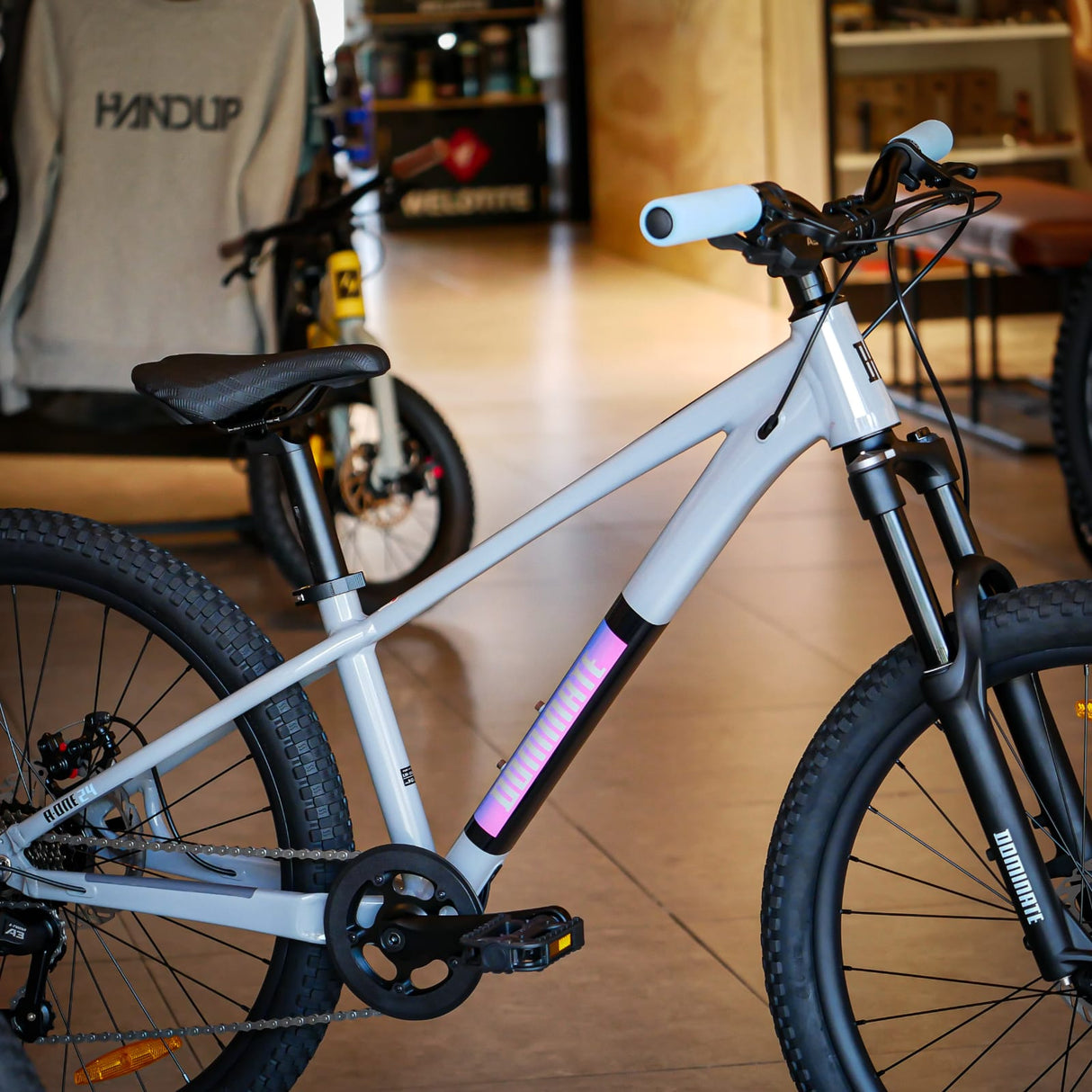 Bicicleta MTB Dominate Kids Aro 24" Grey