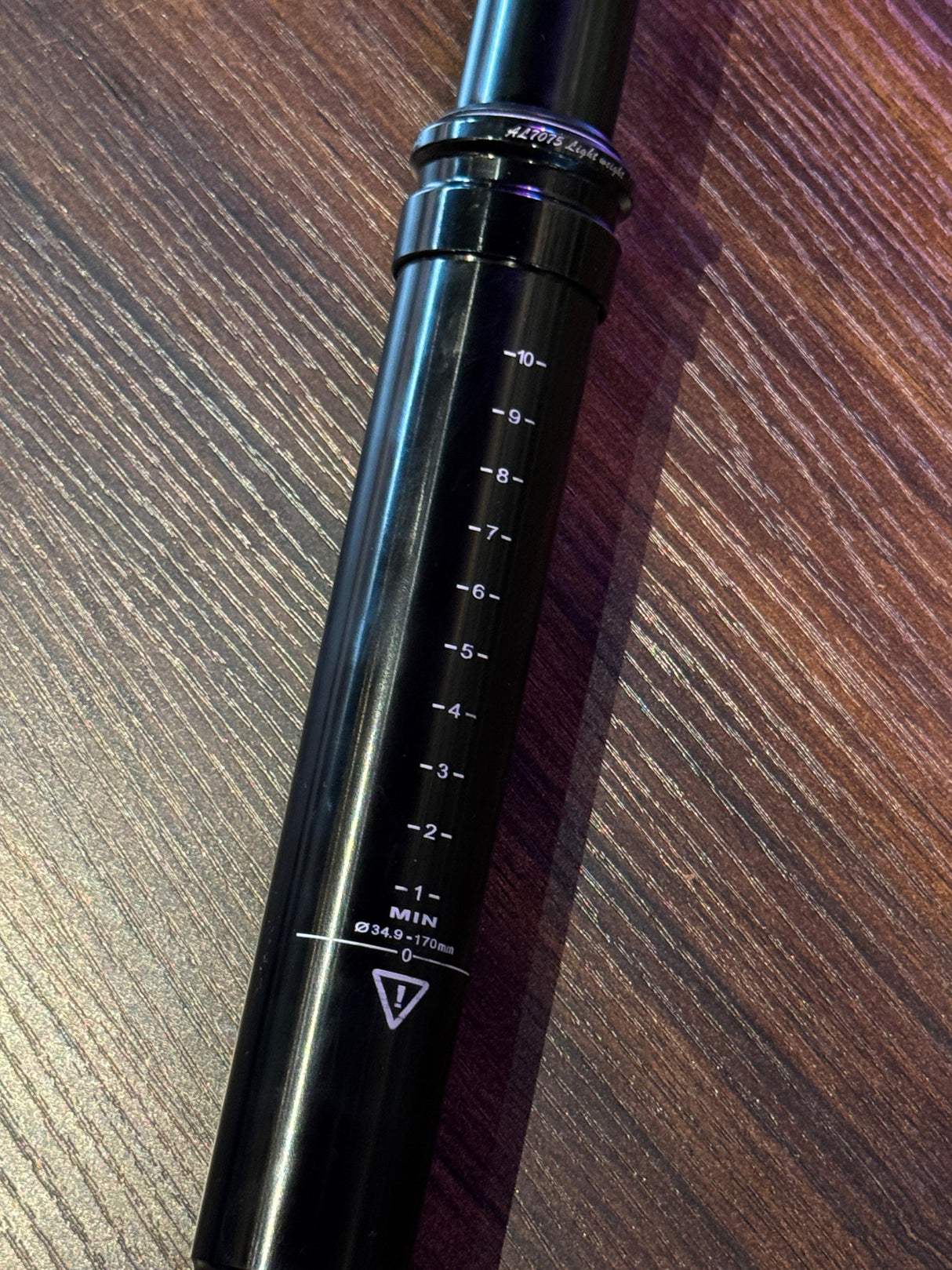 TUBO RETRACTIL AL7075 Lightweight 34.9 170mm