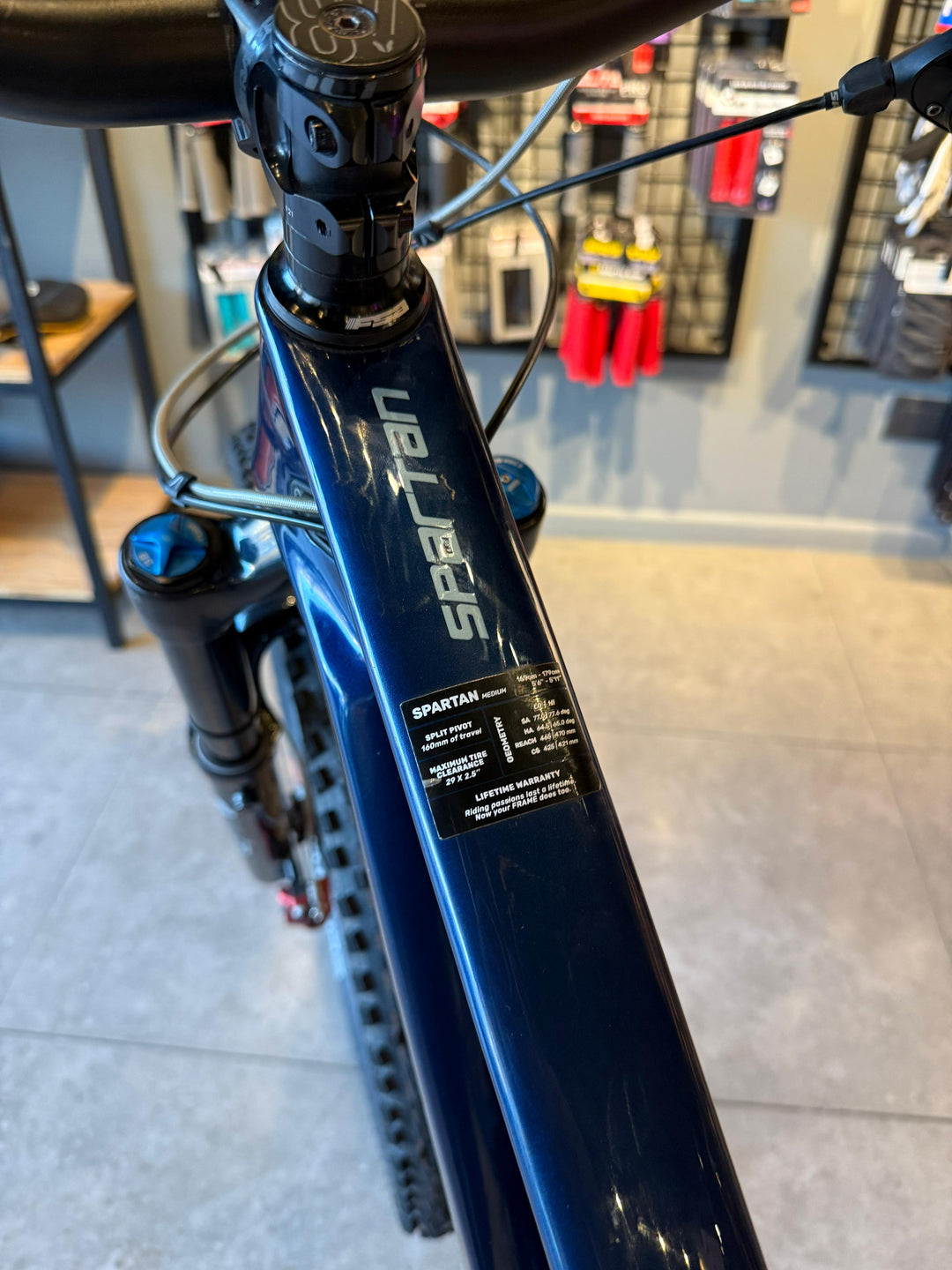 Bicicleta Devinci Spartan Carbon Blue M