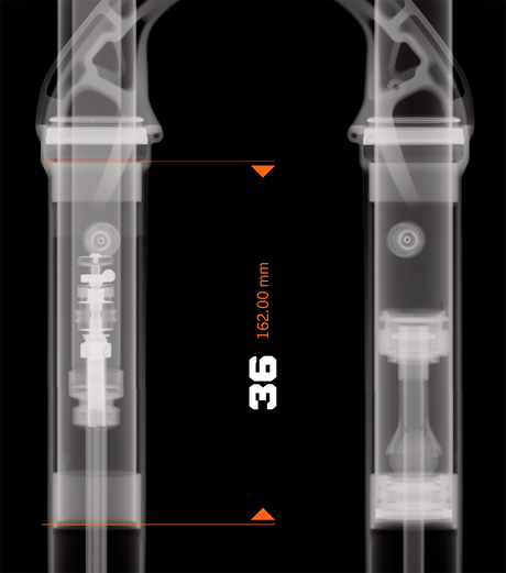 Horquilla Fox 2026 36 K, FLOAT, 29in, F-S 160 Grip X2 Shiny Orange
