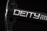 PEDAL FLAT DEITY BLACK KAT SILVER