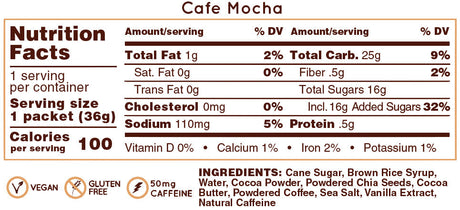 Gel Energético Huma Café Mocha (25mg Cafeína)